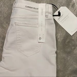 CURRENT/ELIOTT| BNWT WHITE DESTROYED JEANS 🤍